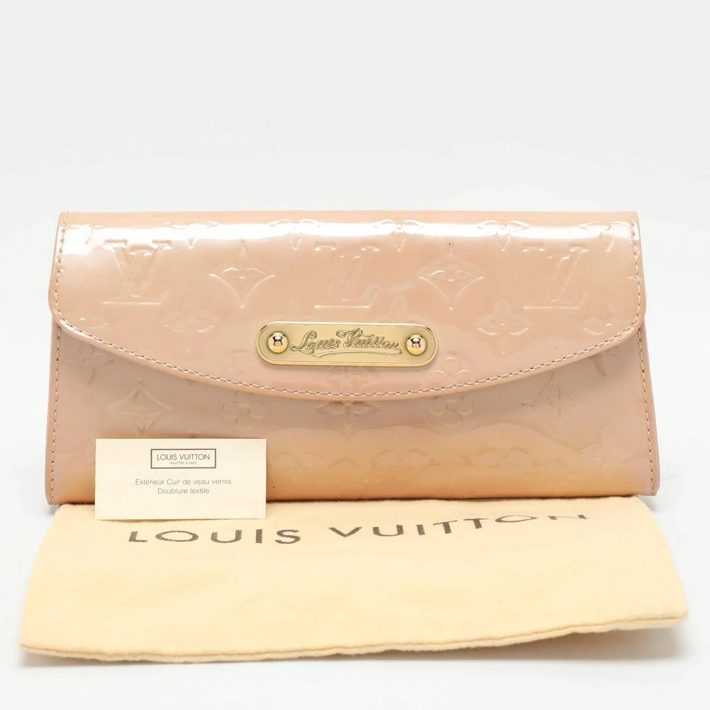 Louis Vuitton Louis Vuitton Beige Monogram Vernis Leather Sunset Boulevard Clutch 6