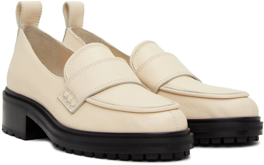 AEYDE Off-White Ruth Loafers 4
