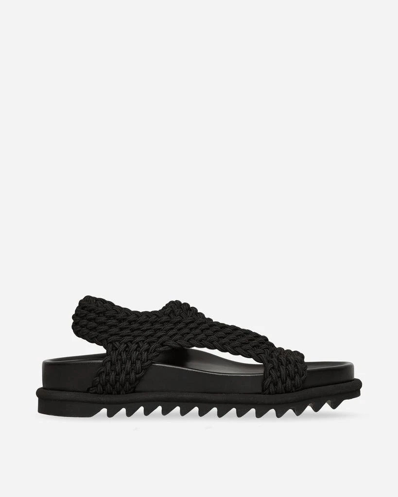 Dries Van Noten Woven Sandals Black 1