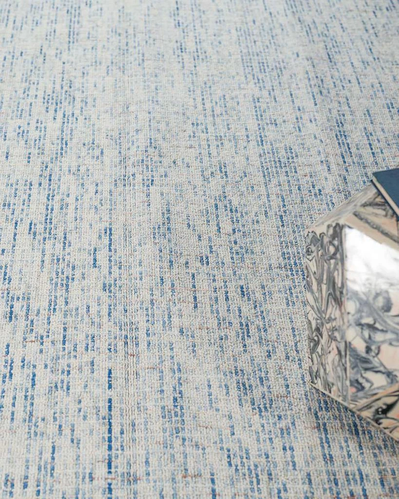 Exquisite Rugs Andora Hand-Tufted Blue/Ivory Rug, 9' x 12'' 7