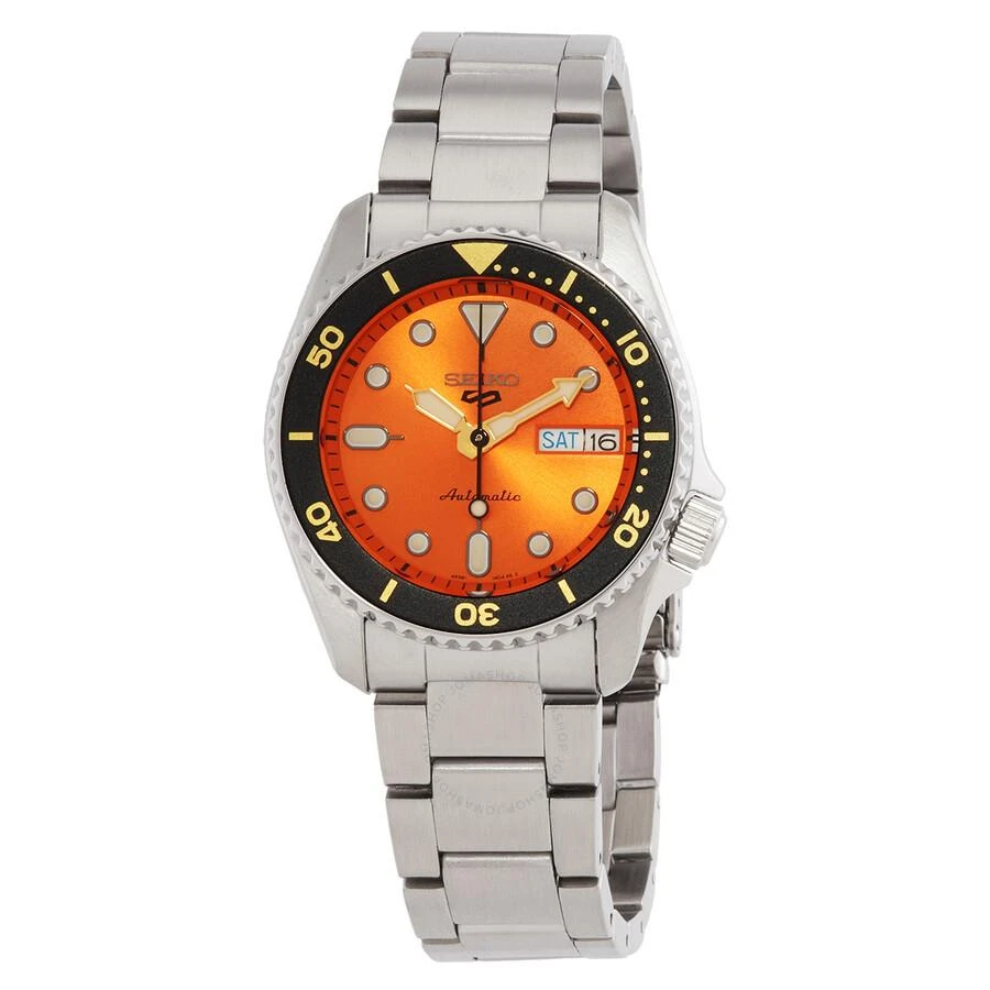 Seiko 5 Automatic Orange Dial Men's Watch SRPK35K1 1