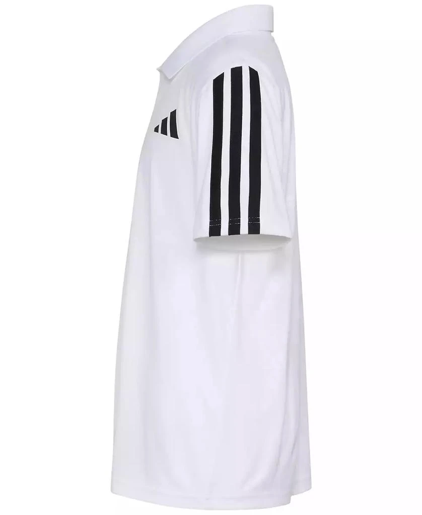 Adidas Big Boys Printed Debossed Logo Short-Sleeve Polo Shirt 7