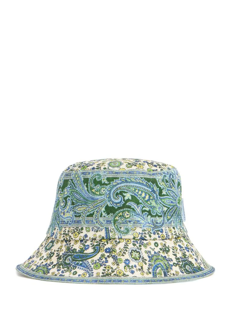 Zimmermann Printed Canvas Bucket Hat 1