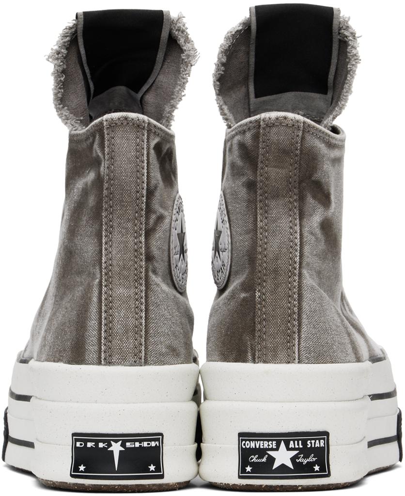 Rick Owens Gray Converse Edition DBL Drkstar Sneakers