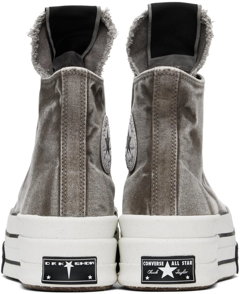 Rick Owens Gray Converse Edition DBL Drkstar Sneakers 2
