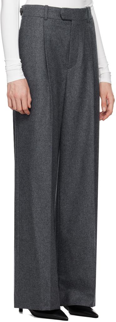 Carven Gray Wide Leg Trousers