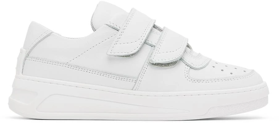 Acne Studios Kids White Leather Sneakers 1