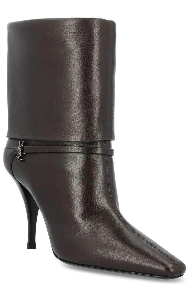 Yves Saint Laurent Saint Laurent Niki Logo Detailed Ankle Boots 2