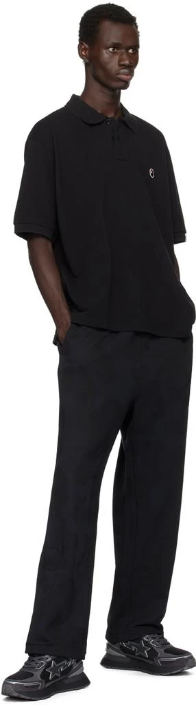 Bape Black Ape Head One Point Relaxed Fit Polo 4