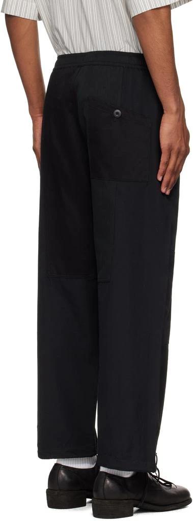 MAHARISHI Black 6087 Upcycled Loose Cargo Track Pants 3