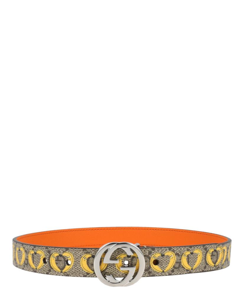 Gucci Banana Print Interlocking G Belt