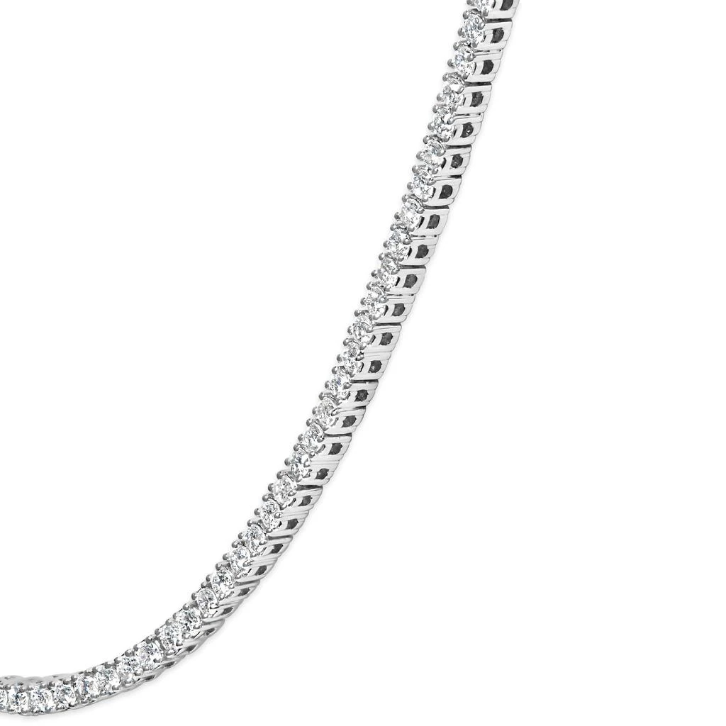 Haus of Brilliance .925 Sterling Silver 3.0 Cttw Lab-Grown Diamond Tennis Necklace 3