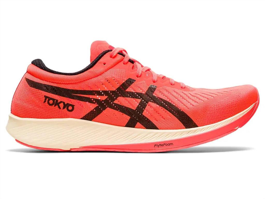 Asics Women's Metaracer Tokyo Shoes In Sunrise Red/black