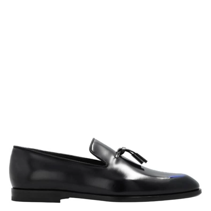 Salvatore Ferragamo Black Almond Toe Leather Tassel Loafers Classic‎ Sz 8.5E Salvatore Ferragamo | Shoes | Salvatore Ferragamo Loafers  main image 3
