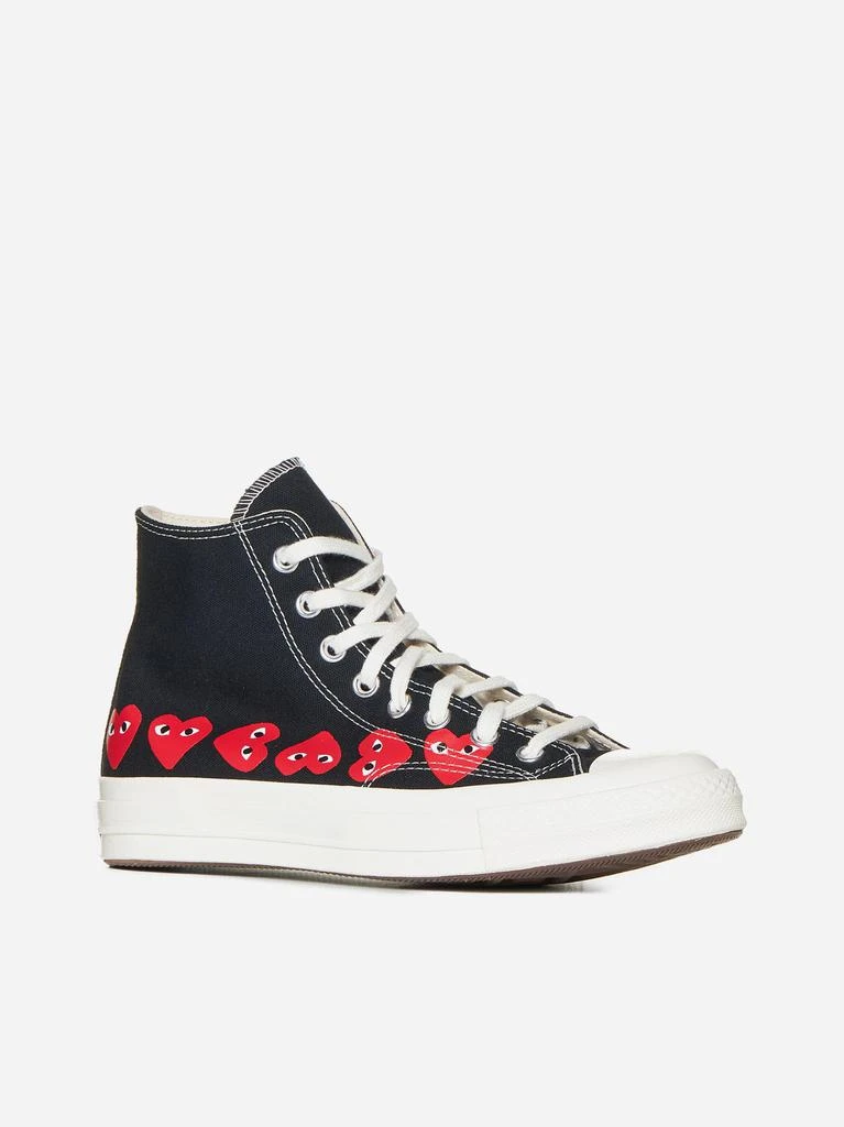 Comme des Garçons Play X Converse Canvas High-top Sneakers 2