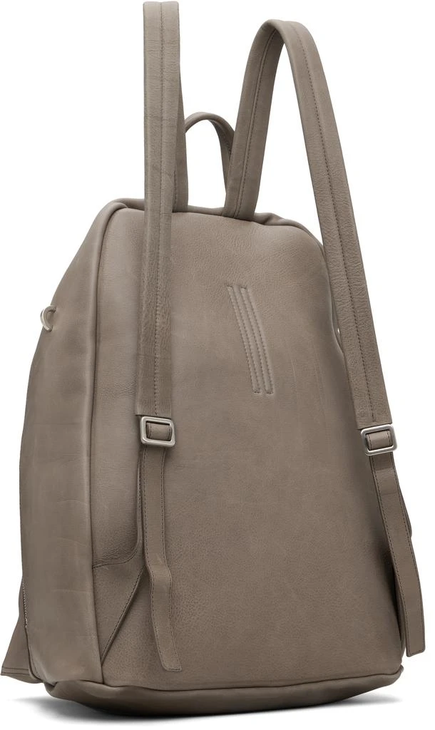 Rick Owens Gray Concordians Soft Buffalo Backpack 3