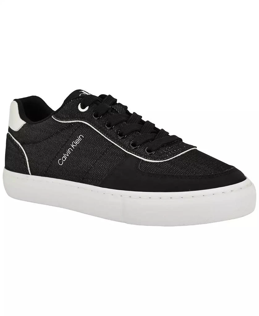 Calvin Klein Women
s Caspian Denim Lace-Up Sneakers