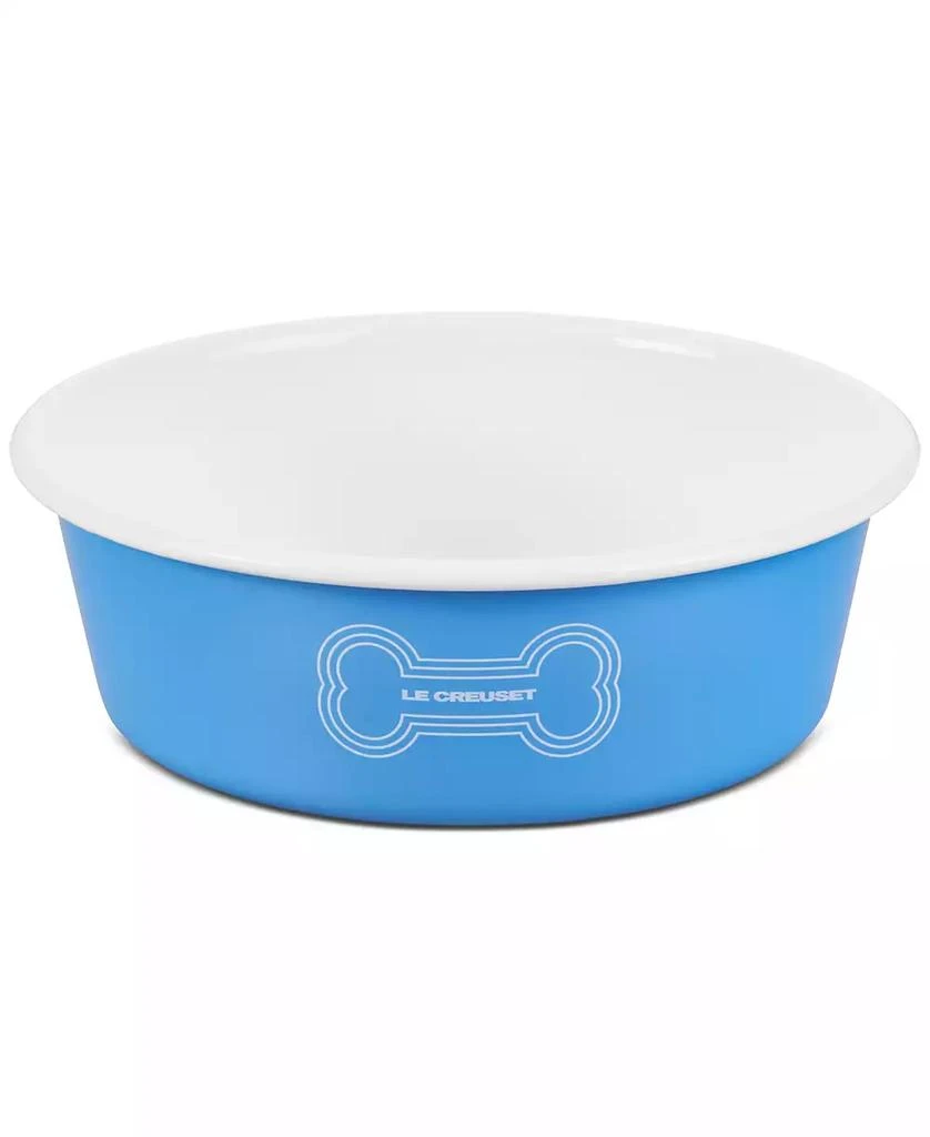 Le Creuset 6 Cup Enamel on Steel Pet Bowl with Skid Resistant Base 2