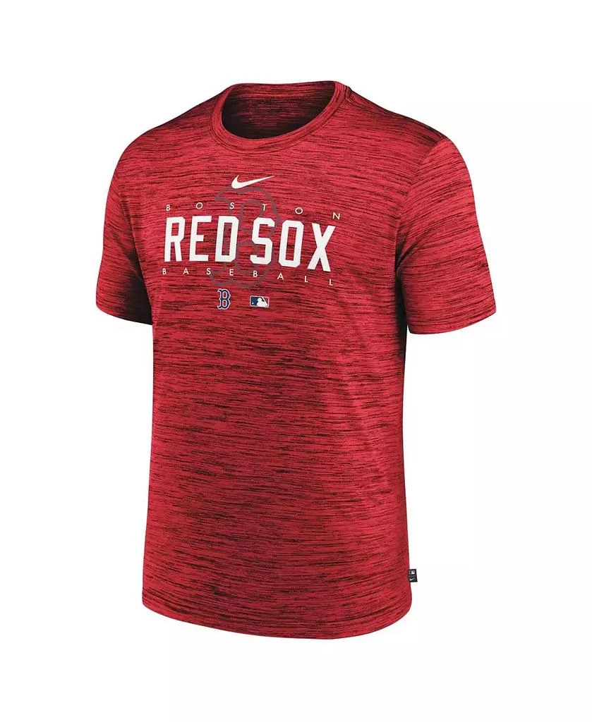 NIKE Men's Red Boston Red Sox Authentic Collection Velocity Performance Practice T-shirt 2