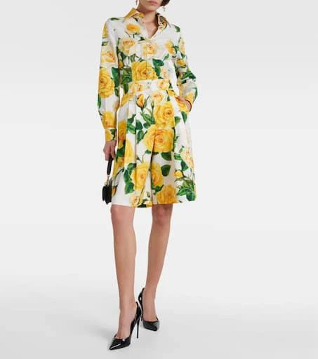 Dolce 
Gabbana Floral cotton Bermuda shorts 2