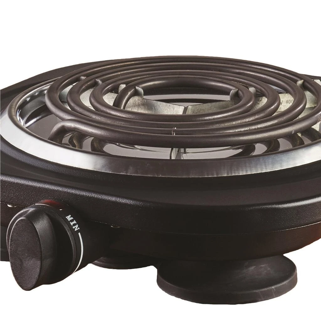 BRENTWOOD TS-321BK 1000 Watt Single Electric Burner in Black 3