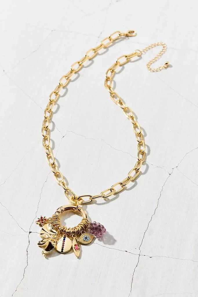 Urban Outfitters Charlie Clustered Charm Necklace 3