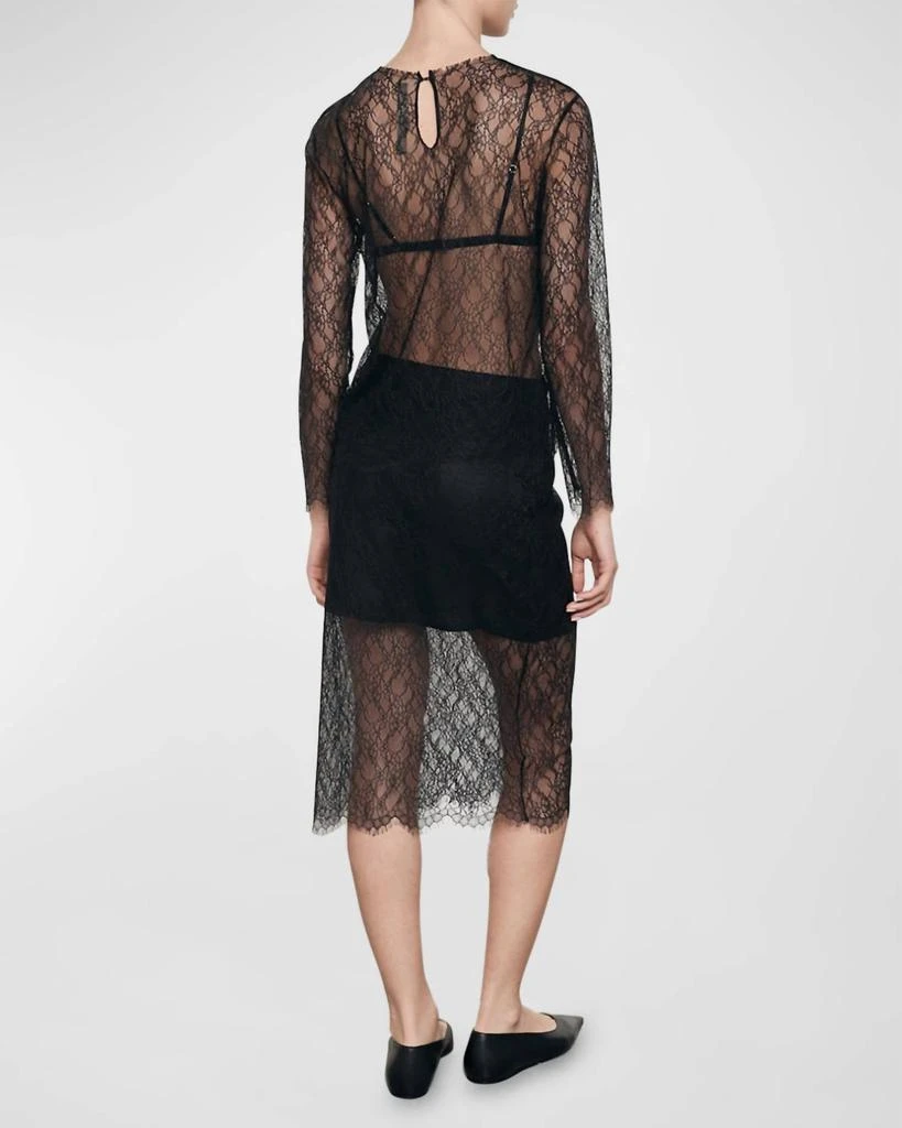Enza Costa Enza Costa - Sheer Lace Slip Skirt 2