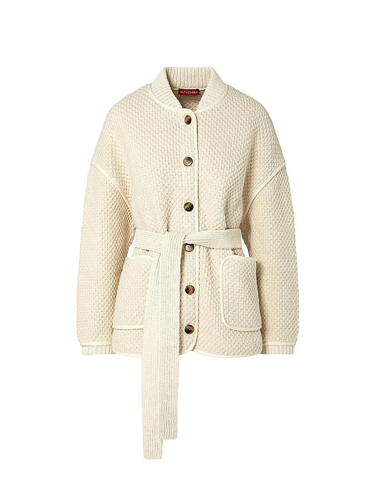 Altuzarra Gus Knit Belted Jacket