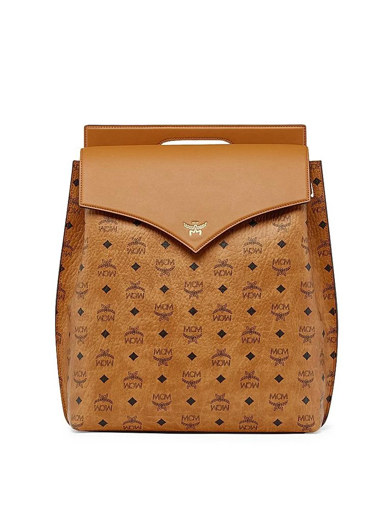 MCM Diamond Leather Backpack 1