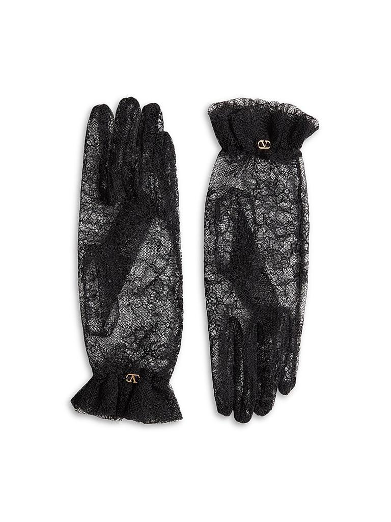 Valentino Vlogo Signature Lace Gloves