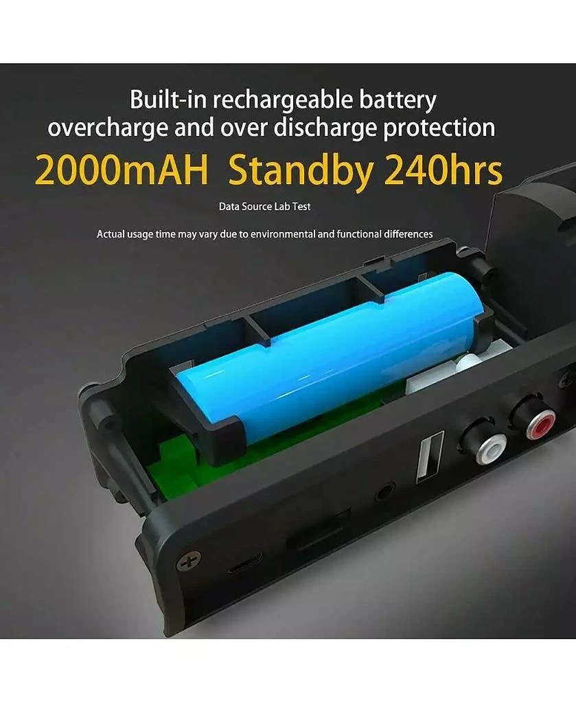 Artudatech 4-Speaker Sound Bar with Wireless Bass, Bluetooth 5.0, TWS
Multiple Inputs 6