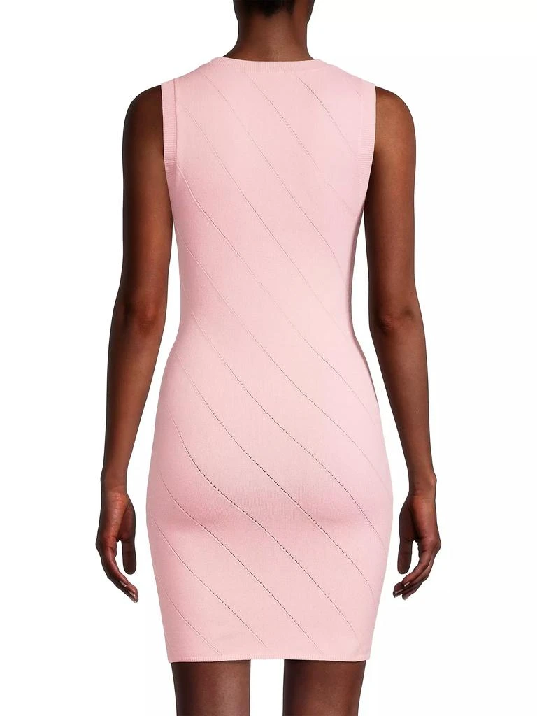Victor Glemaud Knit Pointelle Minidress 5