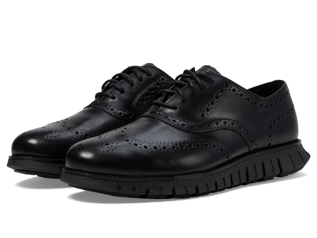 NEW 9.5 Cole Haan Zerogrand Plaintoe Men\'s Dark Chocolate Leather Casual Oxfords Cole Haan Men main image 4