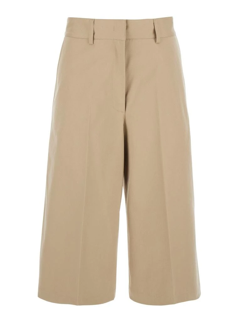MSGM MSGM Wide-Leg Knee Length Bermuda Shorts 1