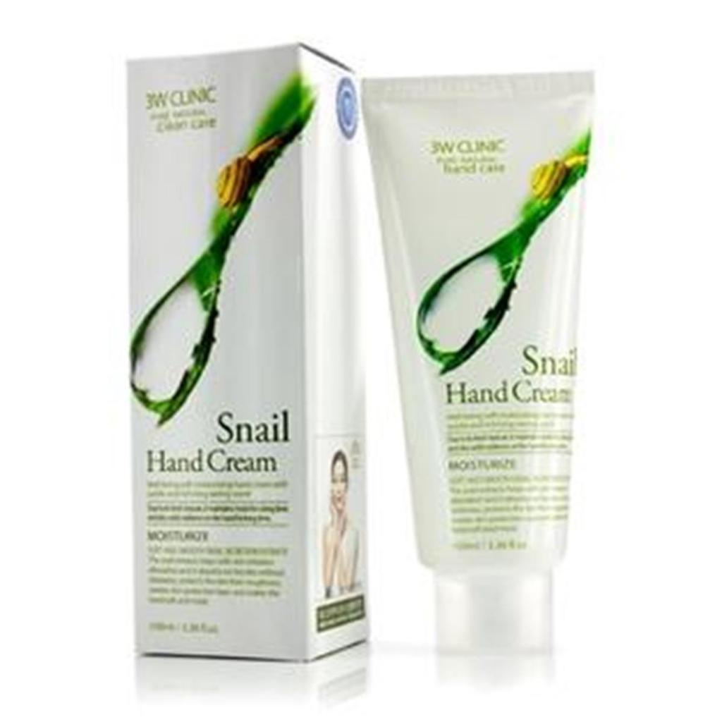 3W Clinic 3W Clinic 179750 Hand Cream - Snail, 100 ml-3.38 oz