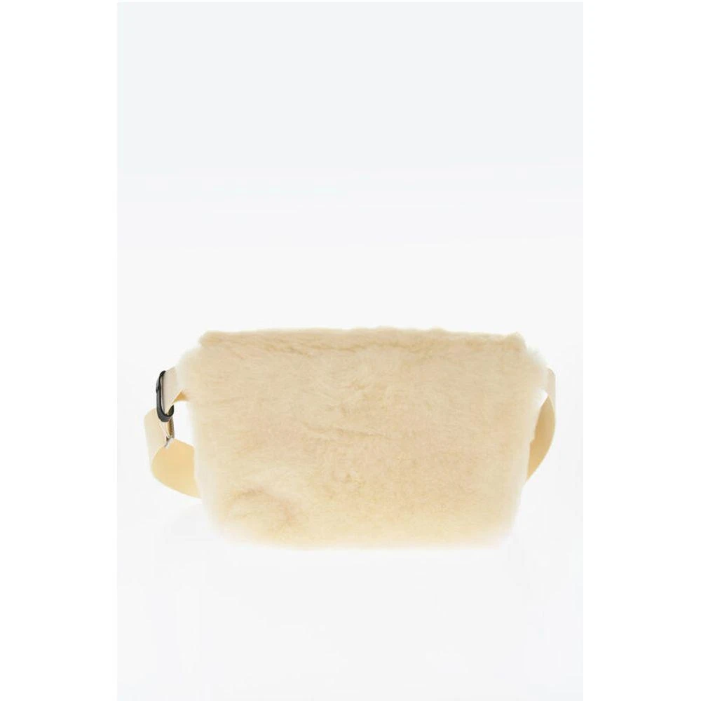 Jil Sander Shearling UTILITY Crossbody Women's Bag 2