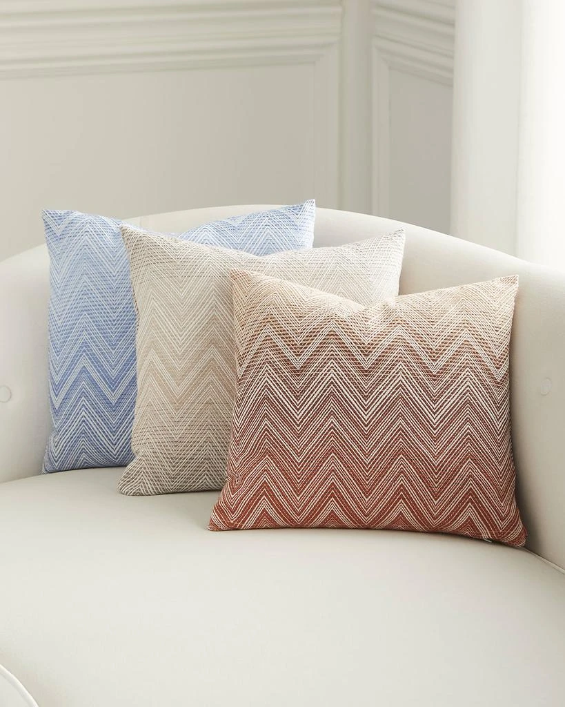Missoni Timmy Merino Wool Ombre Chevron Cushion 1