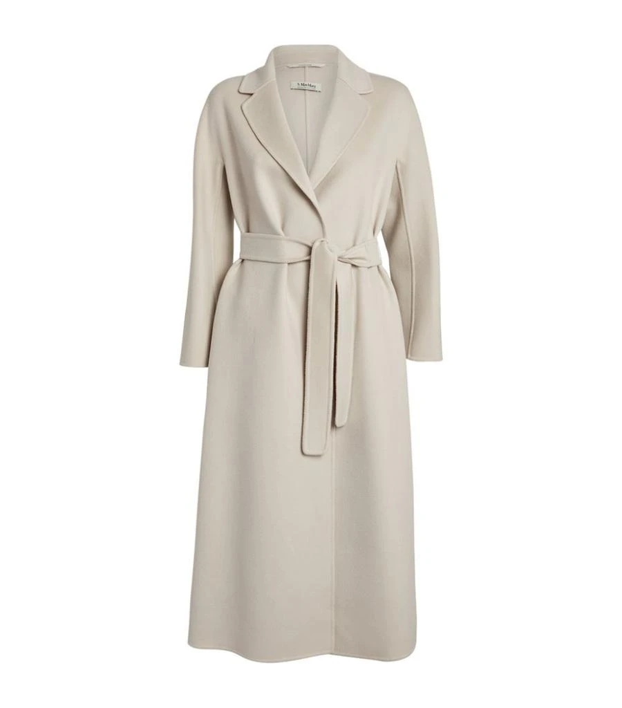 Max Mara Virgin Wool Belted Coat 1