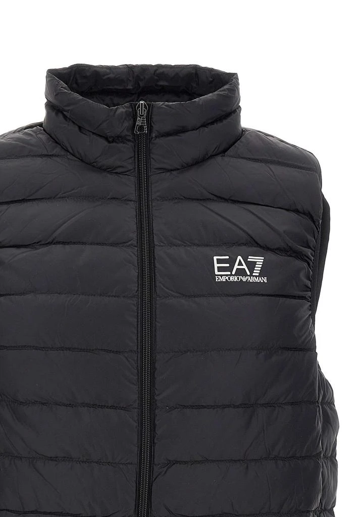 Emporio Armani Ea7 Emporio Armani Logo Printed Quilted Padded Gilet 5