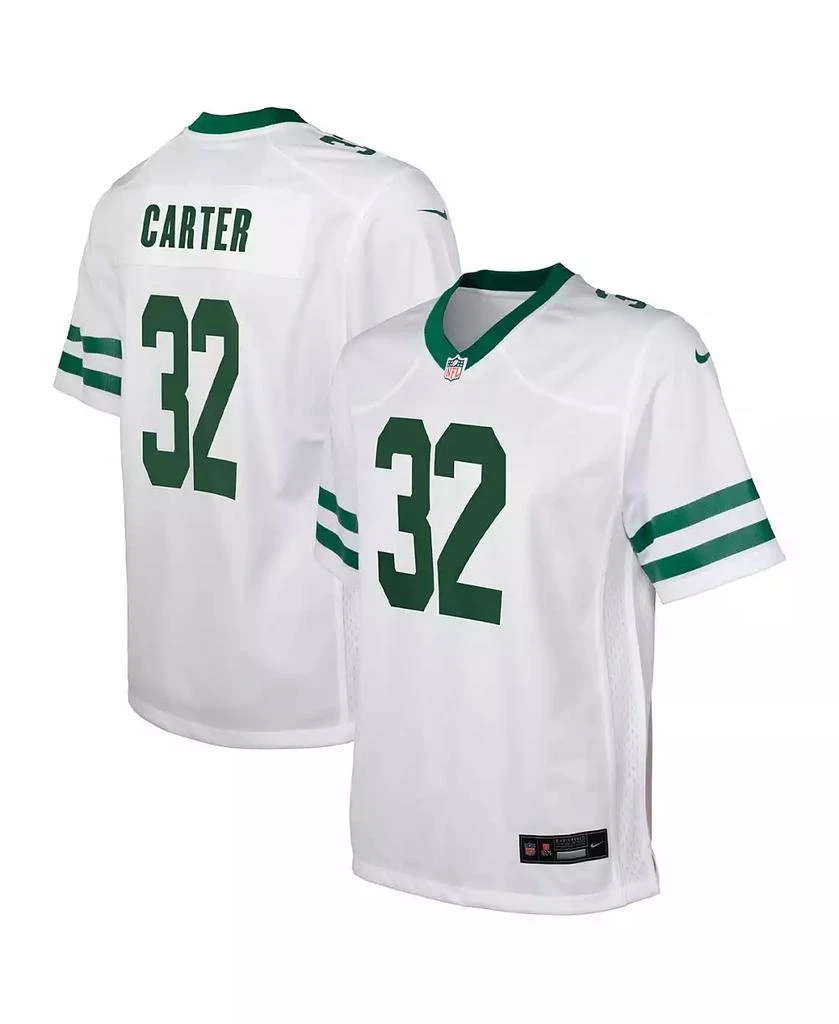 NIKE Big Boys Michael Carter White New York Jets Game Jersey 1