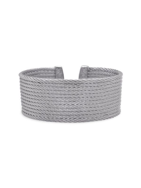 ALOR Essential Cuffs Stainless Steel Cable Bracelet