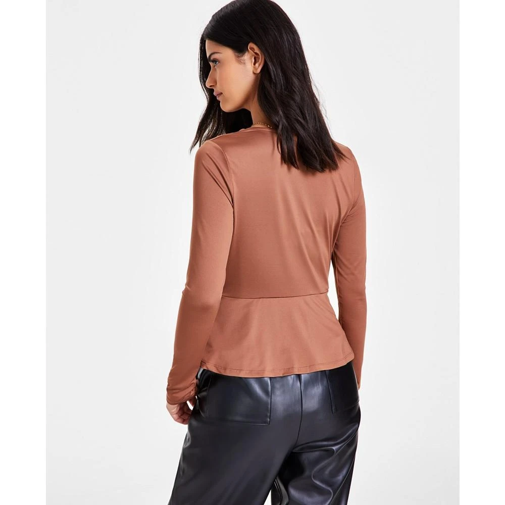 Bar III Women's Twist-Front Top, Created for Macy's 2