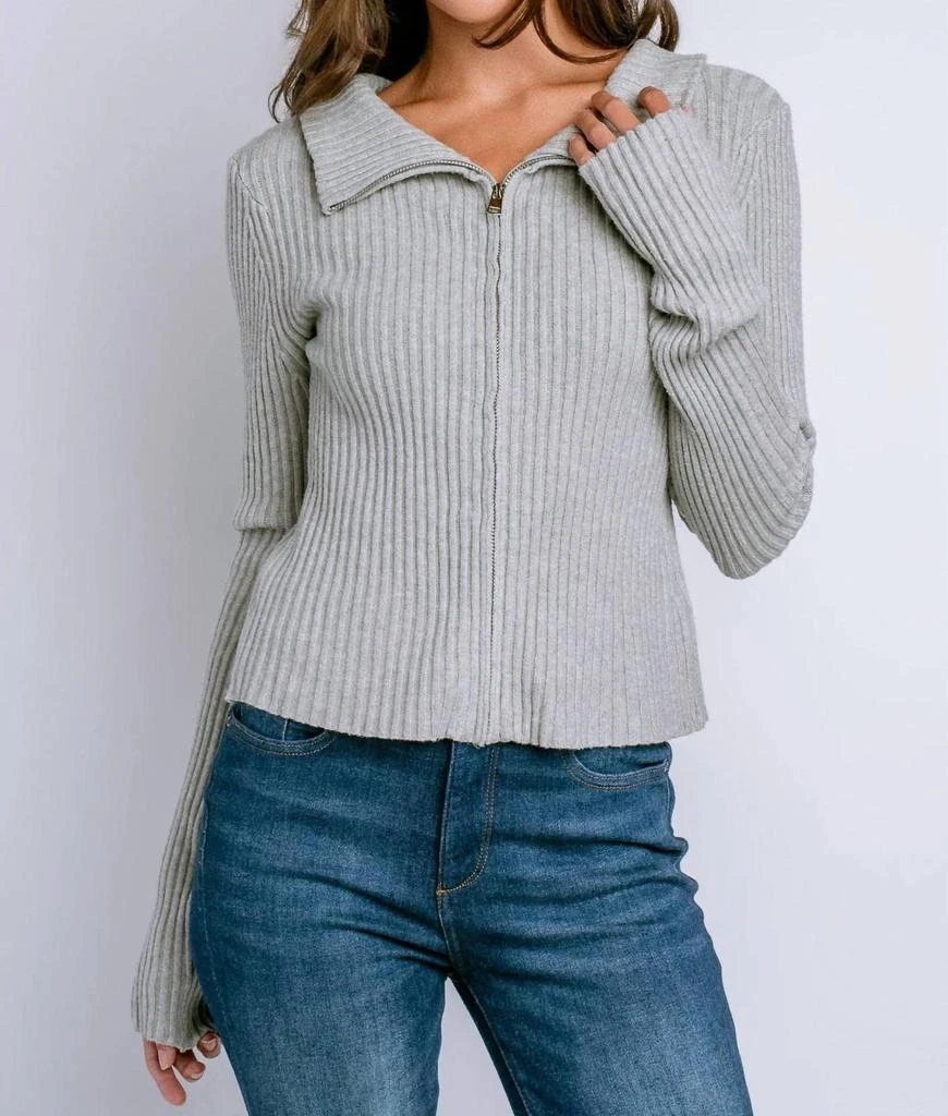 DELUC Deluc - Matt Zip Up Cardigan