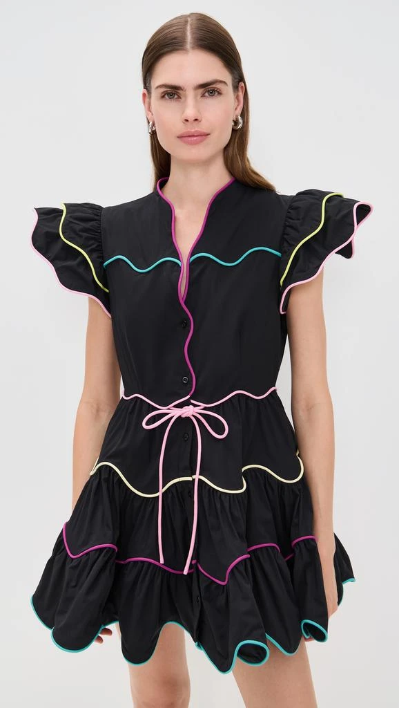 CeliaB Baba Cay Black Short Dress 6