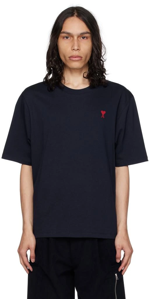 AMI Navy Ami De Cœur T-Shirt 1