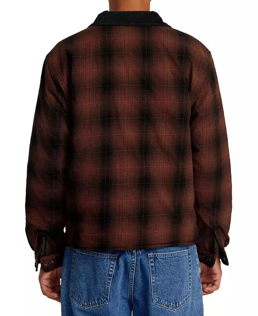 RVCA Men's Dayshift Reversible Flannel Long Sleeve Jacket 3