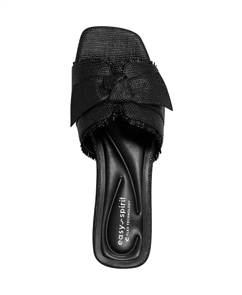 Easy Spirit Women's Girly eFlex Knotted Bow Dress Sandals 4