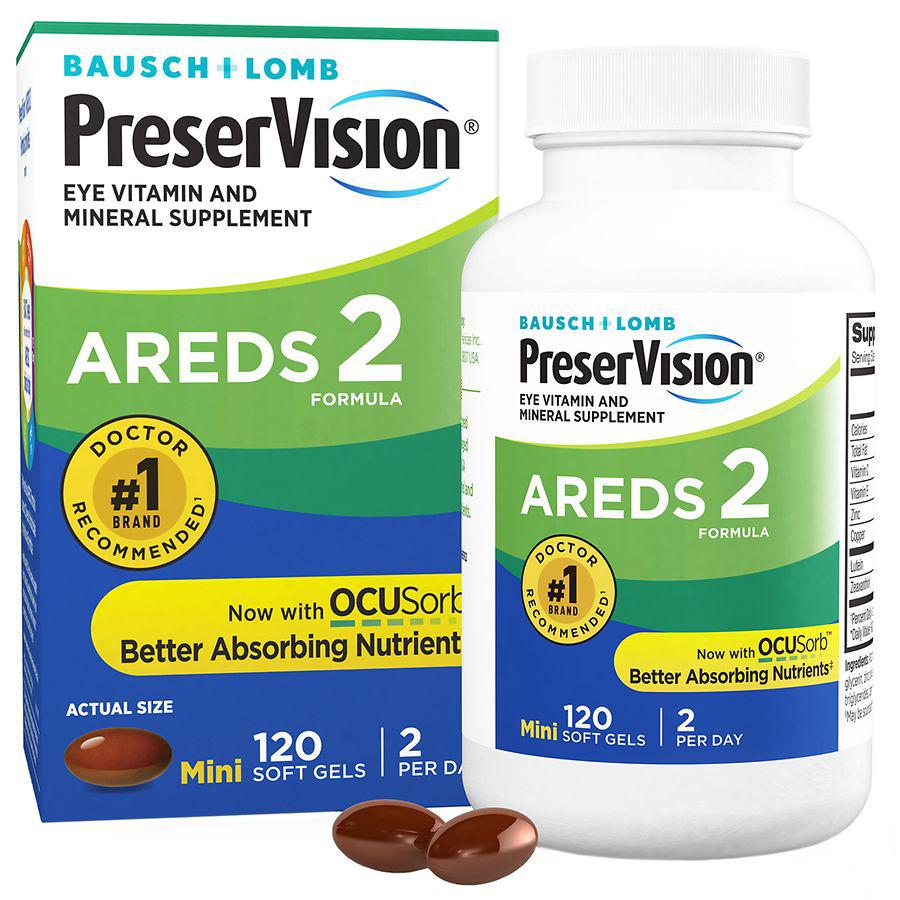 PreserVision AREDS 2 Formula Eye Vitamin & Mineral Supplement Softgels