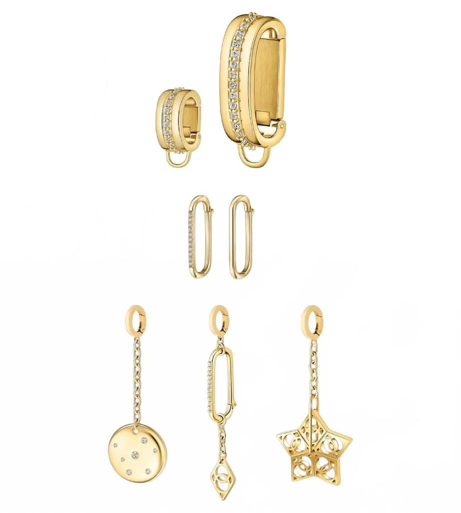 Dorne Women
s Golden Girl Set Of 7 Memento Charm