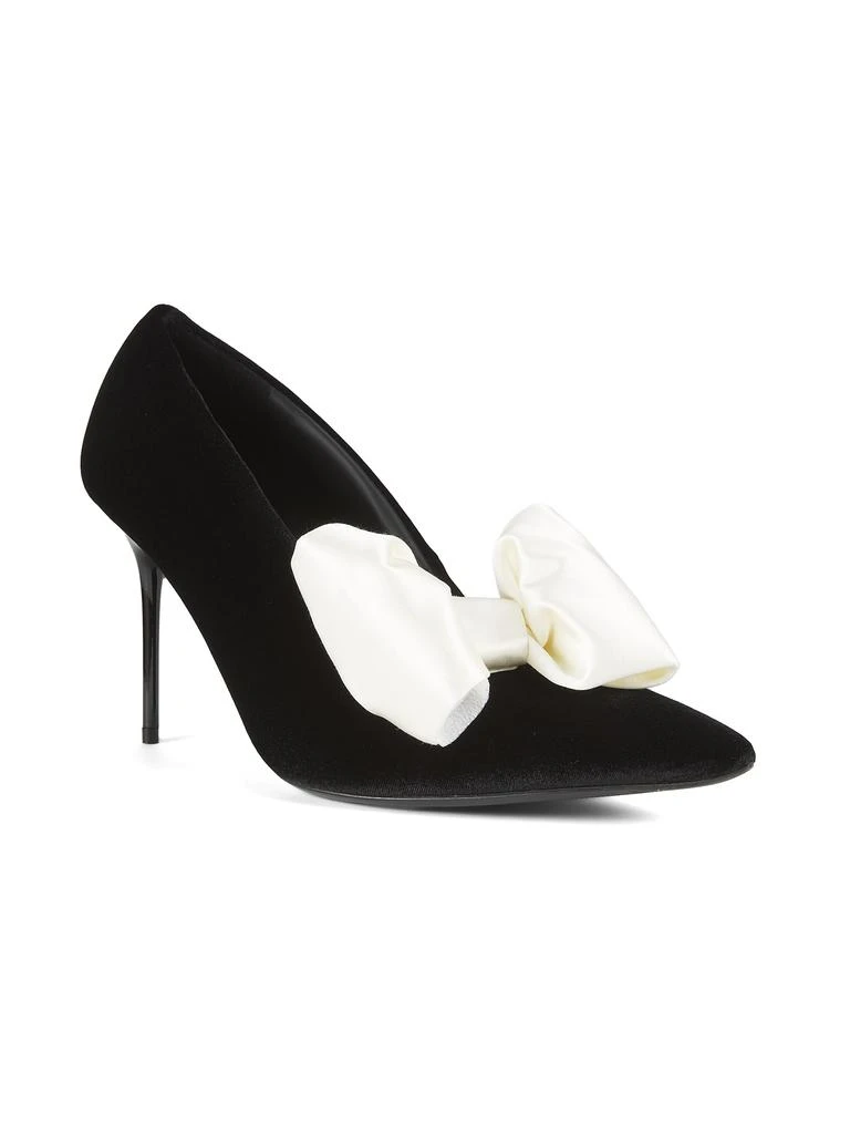 Balmain ​Clara 100MM Bow-Embellished Point-Toe Pumps 2
